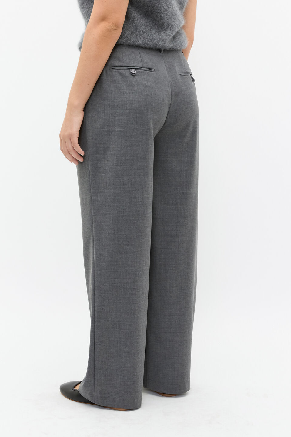 Crossdye Trouser  Charcoal Crossdye