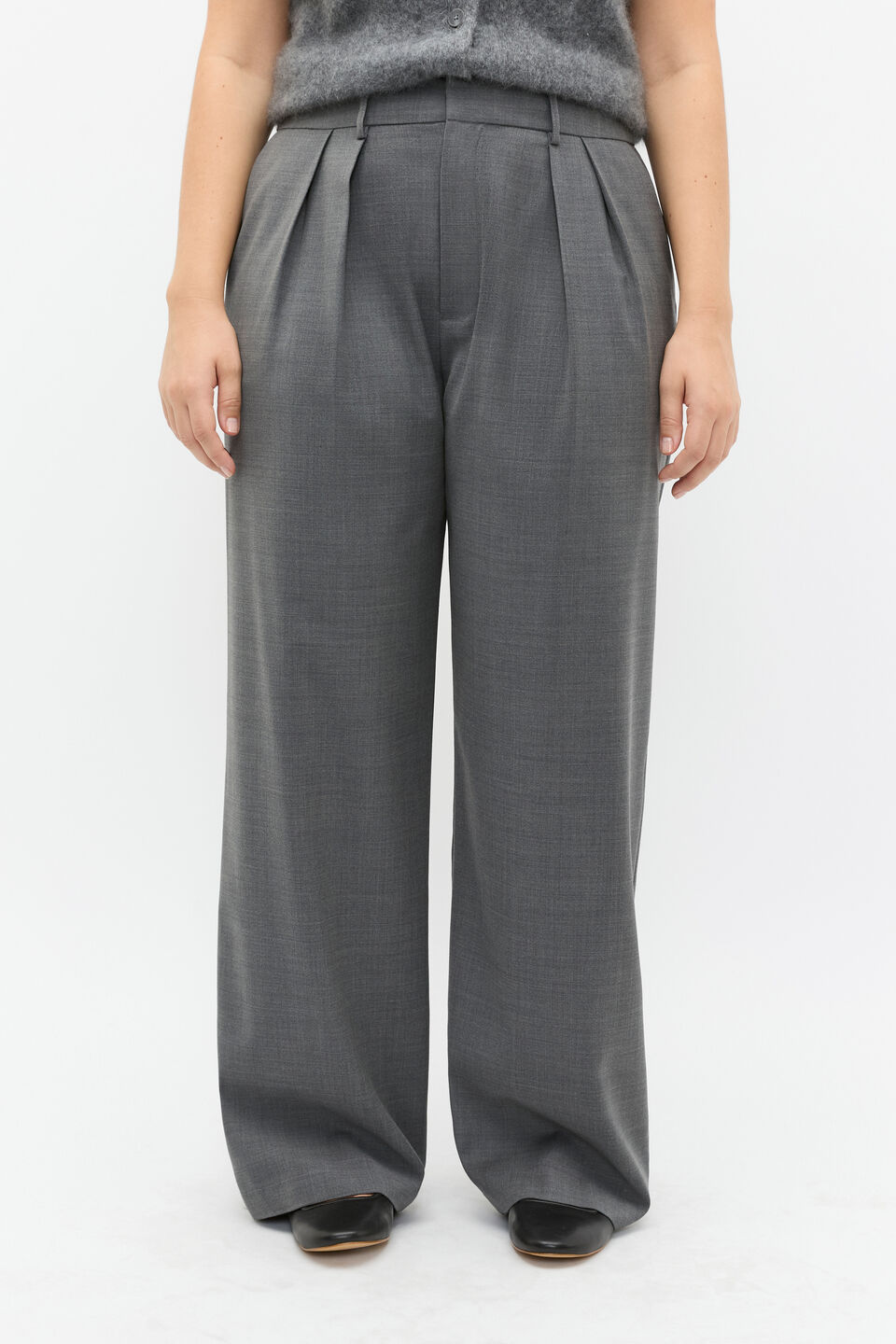 Crossdye Trouser  Charcoal Crossdye