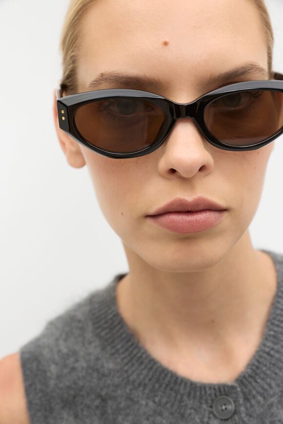 Lida Cat Eye Sunglasses  Black  hi-res