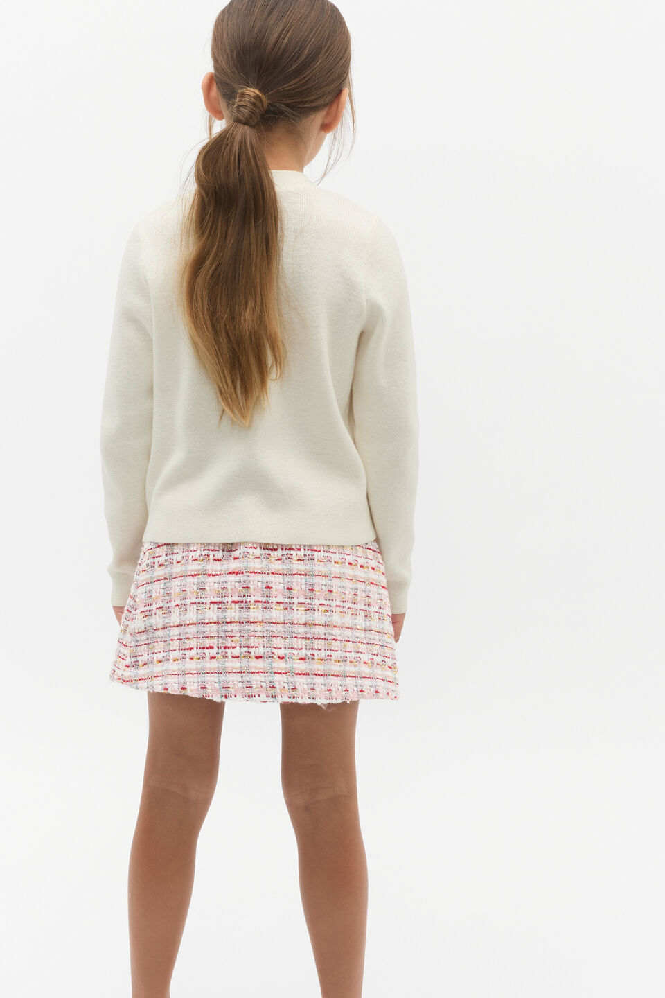 V Neck Cardigan  Classic Cream