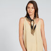 Pleated Square Neck Scarf    hi-res