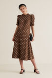 Spot Print Victorian Top    hi-res