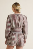 Tie Front Blouson Top    hi-res