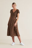 V Neck Linen Tee    hi-res