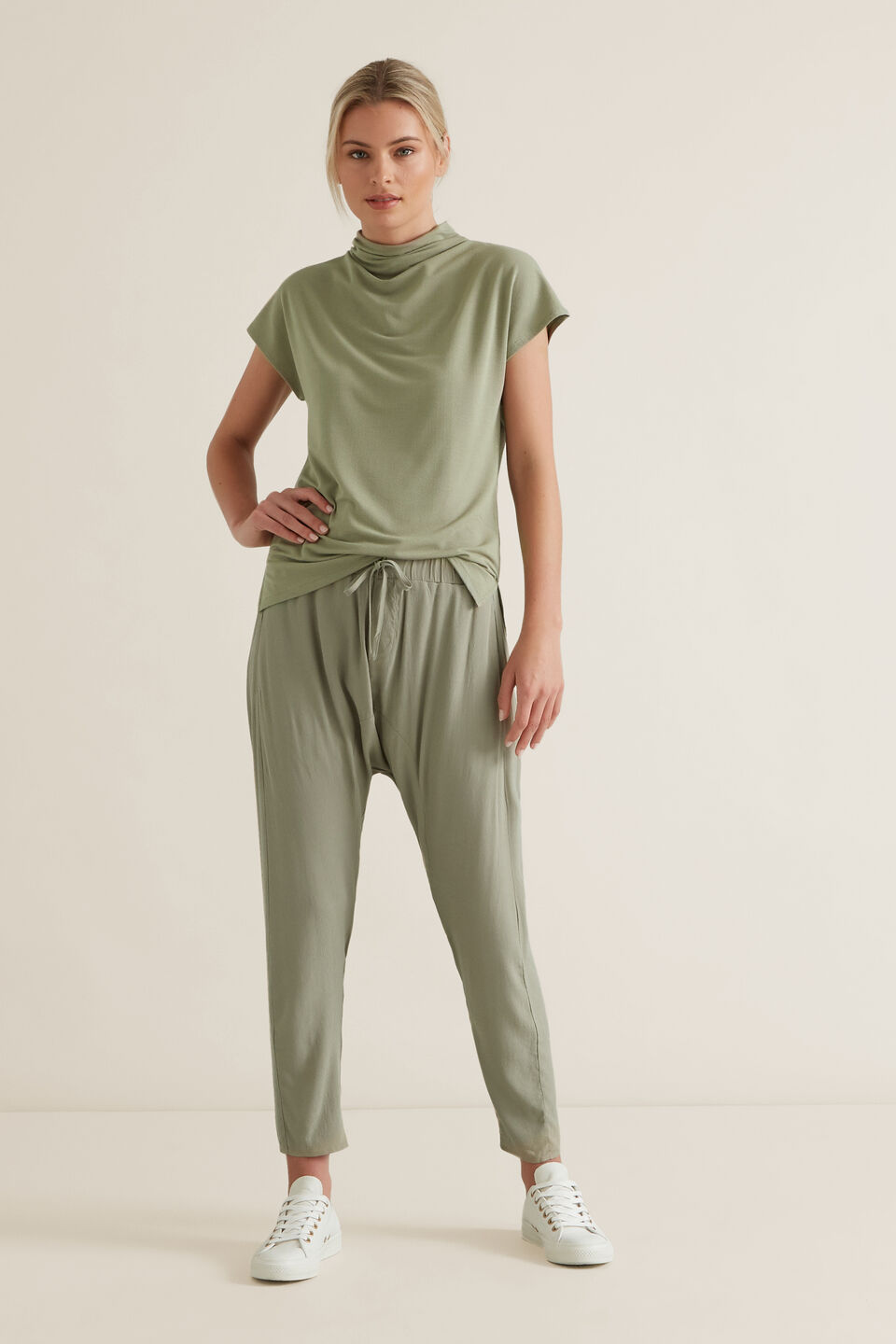 Woven Harem Pant  