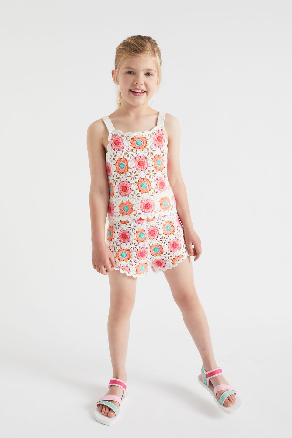 Crochet Short  Multi