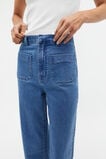 Core Wide Leg Pocket Jean  French Blue Denim  hi-res