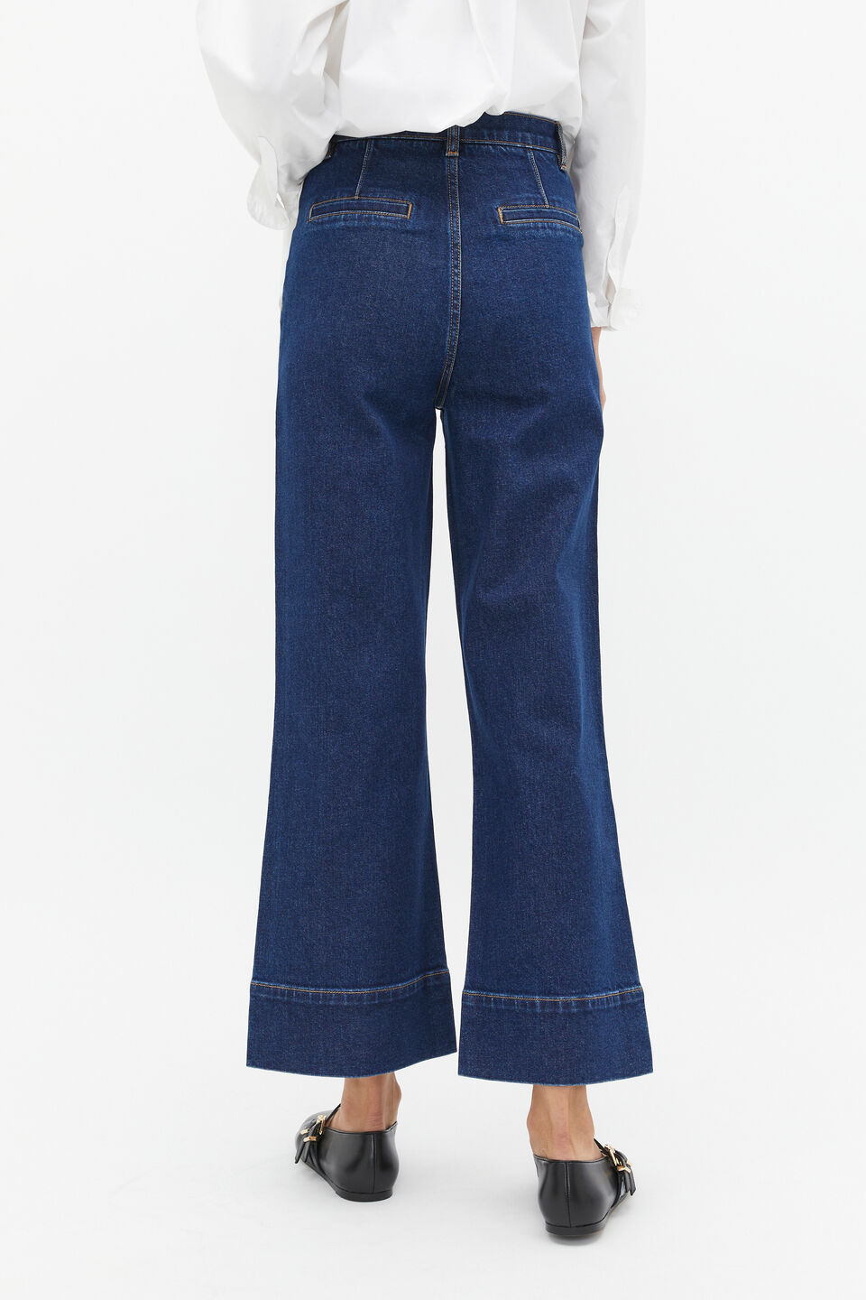 Core Wide Leg Pocket Jean  Neptune Wash