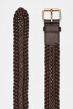 Erin Chevron Weave Belt  Affogato  hi-res