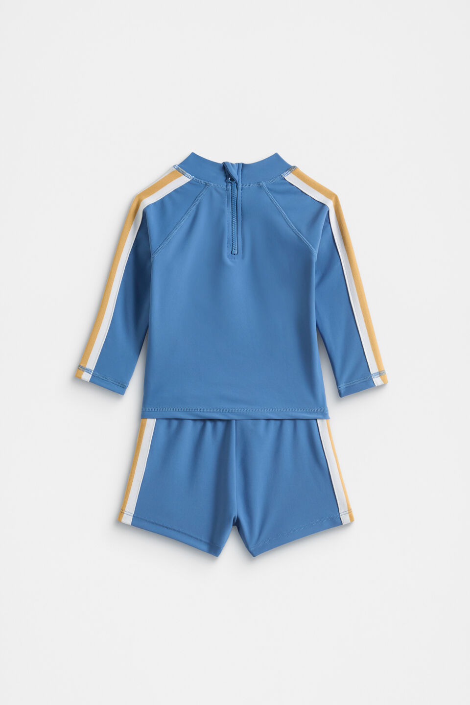 Logo Swim Set  Moody Blue