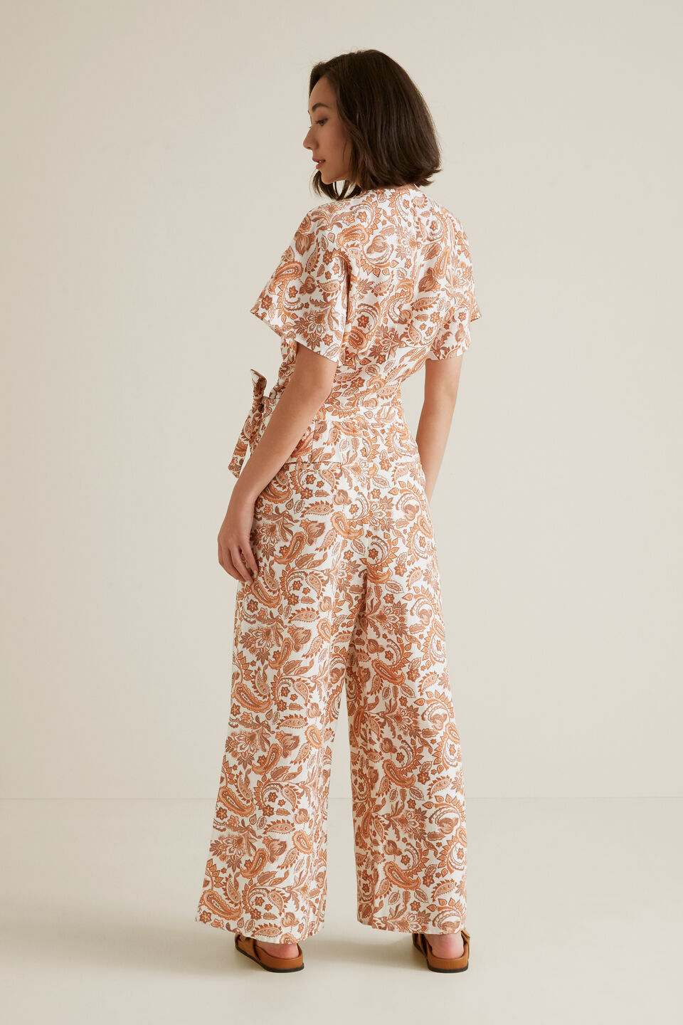 Paisley Wrap Jumpsuit  