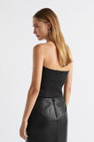 Sateen Structured Bodice  Black  hi-res