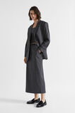 Wool Blend Pinstripe Bodice  Steel Pinstripe  hi-res