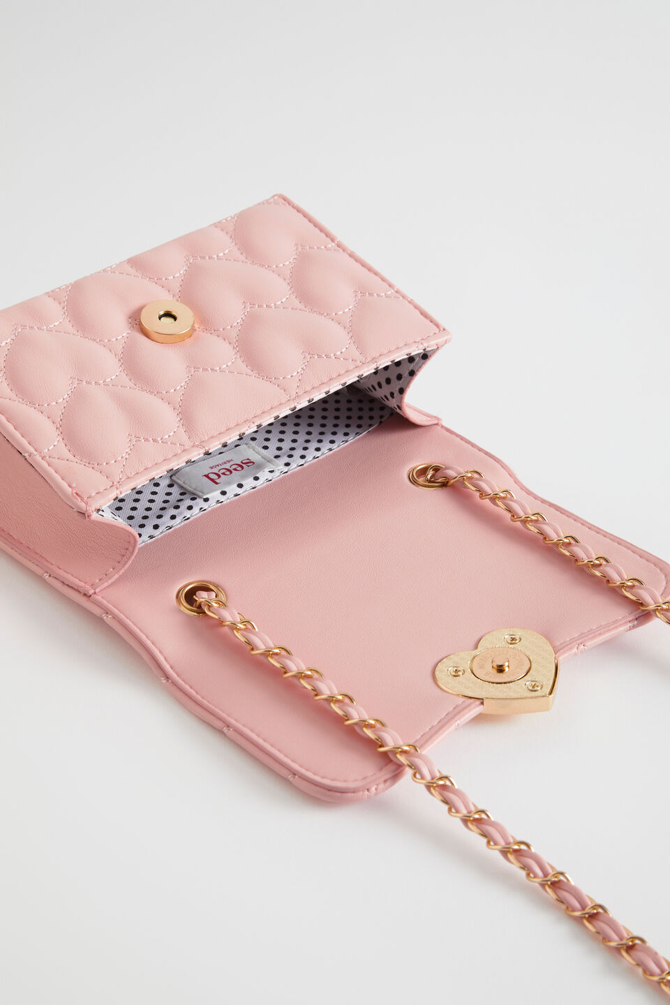 Heart Quilted Sling  Dusty Rose