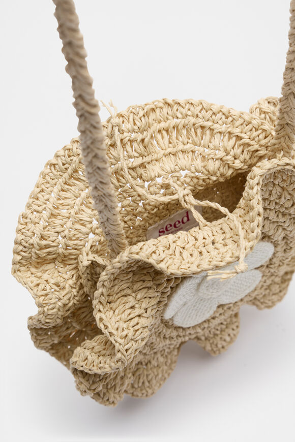 Straw Daisy Cross Body  Natural  hi-res