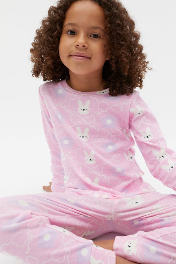 Bunny Bow Pyjama  Fairy Floss  hi-res