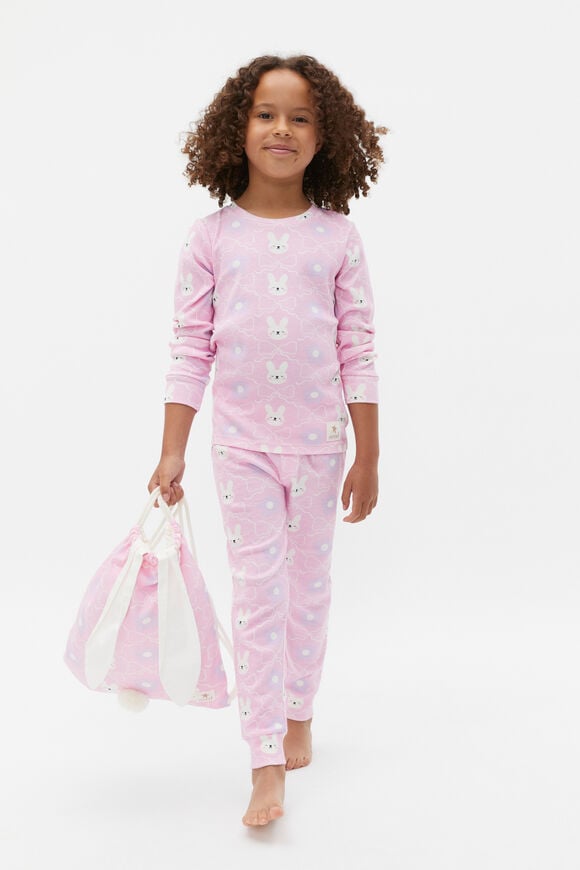 Bunny Bow Pyjama  Fairy Floss  hi-res
