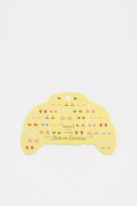Patisserie Stick On Earrings  Multi  hi-res