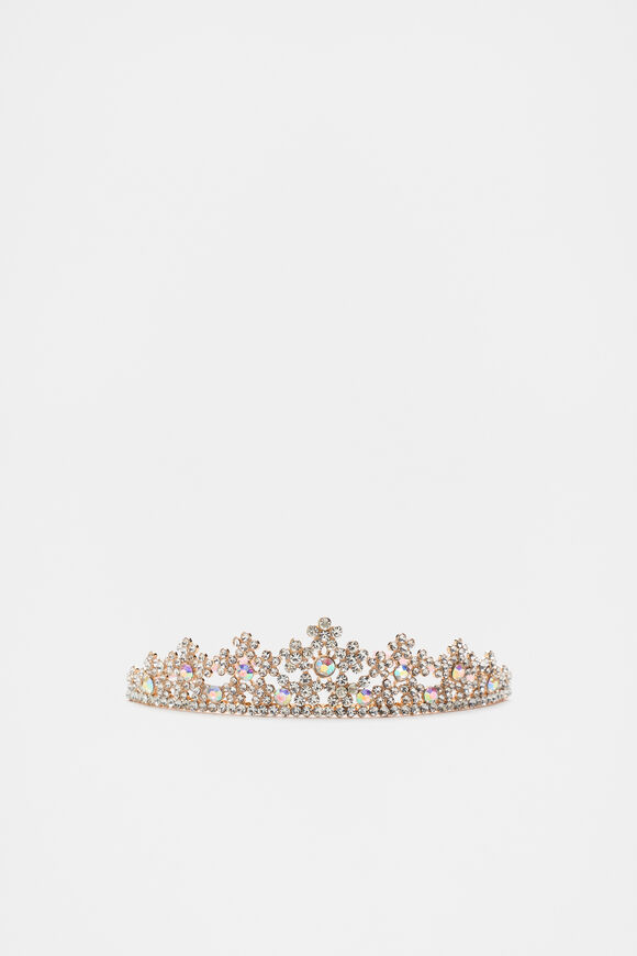 Snowflake Crystal Tiara  Rose Petal  hi-res
