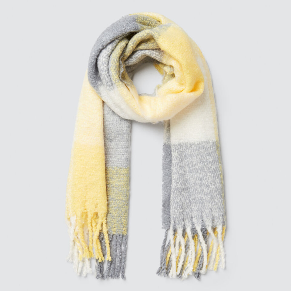 Cosy Check Scarf  