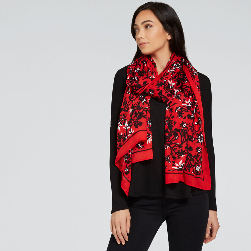 Branch Floral Scarf  