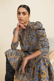 Floral Puff Sleeve Blouse  Turmeric Floral  hi-res