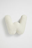 Teddy Initial Cushion Creme  W  hi-res