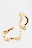 Wave Hoop  Gold  hi-res