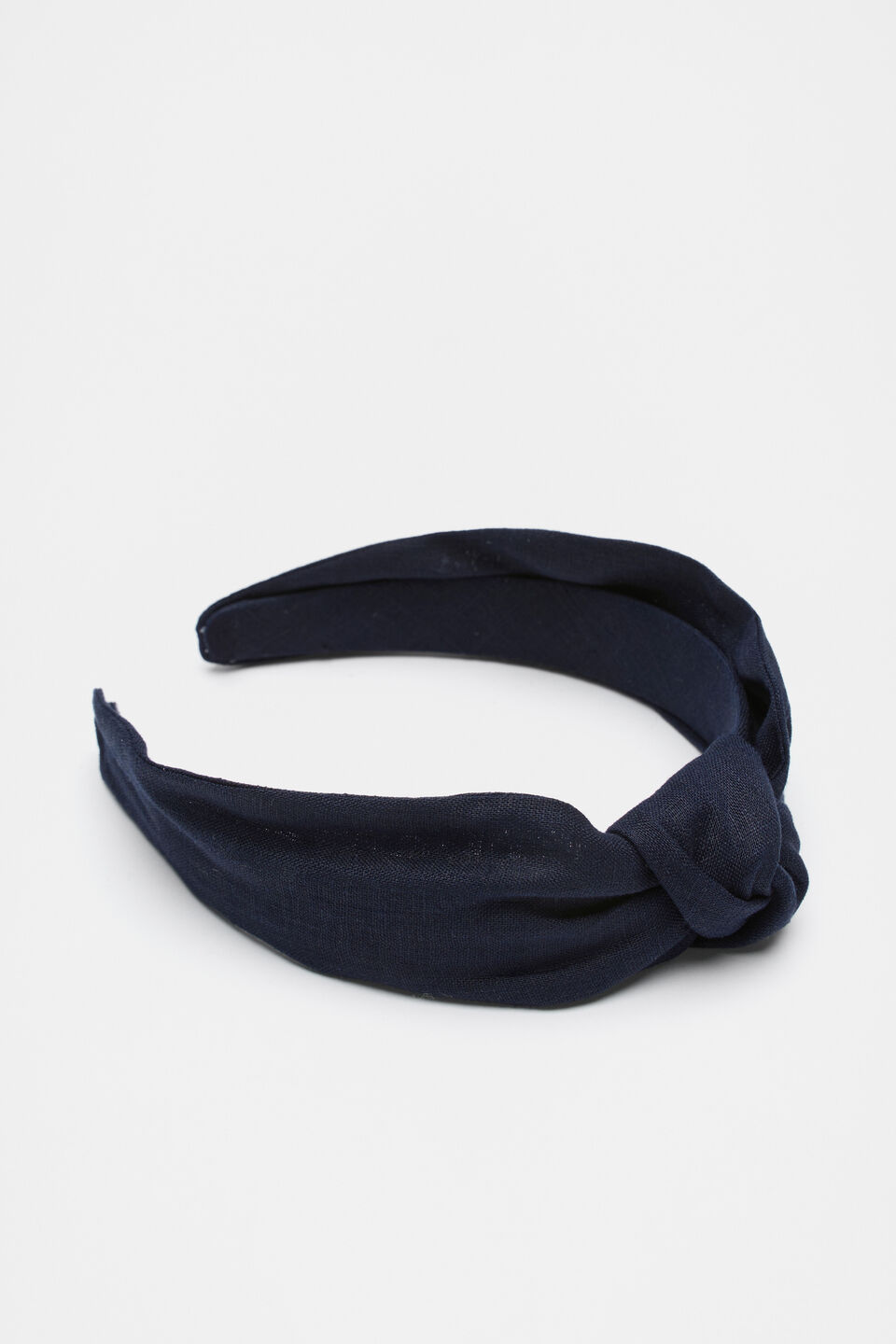 Linen Headband  Midnight Sky