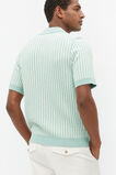 Textured Button Down Knit  Seafoam  hi-res