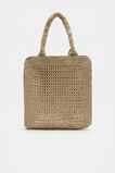 Crochet Straw Tote  Natural  hi-res