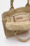 Crochet Straw Tote  Natural  hi-res