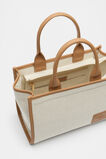 Framed Canvas Mini Tote  Natural  hi-res