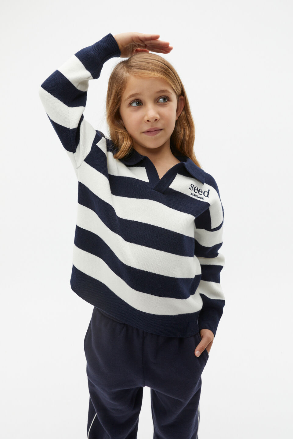Essential Knit Sweater  Midnight Blue