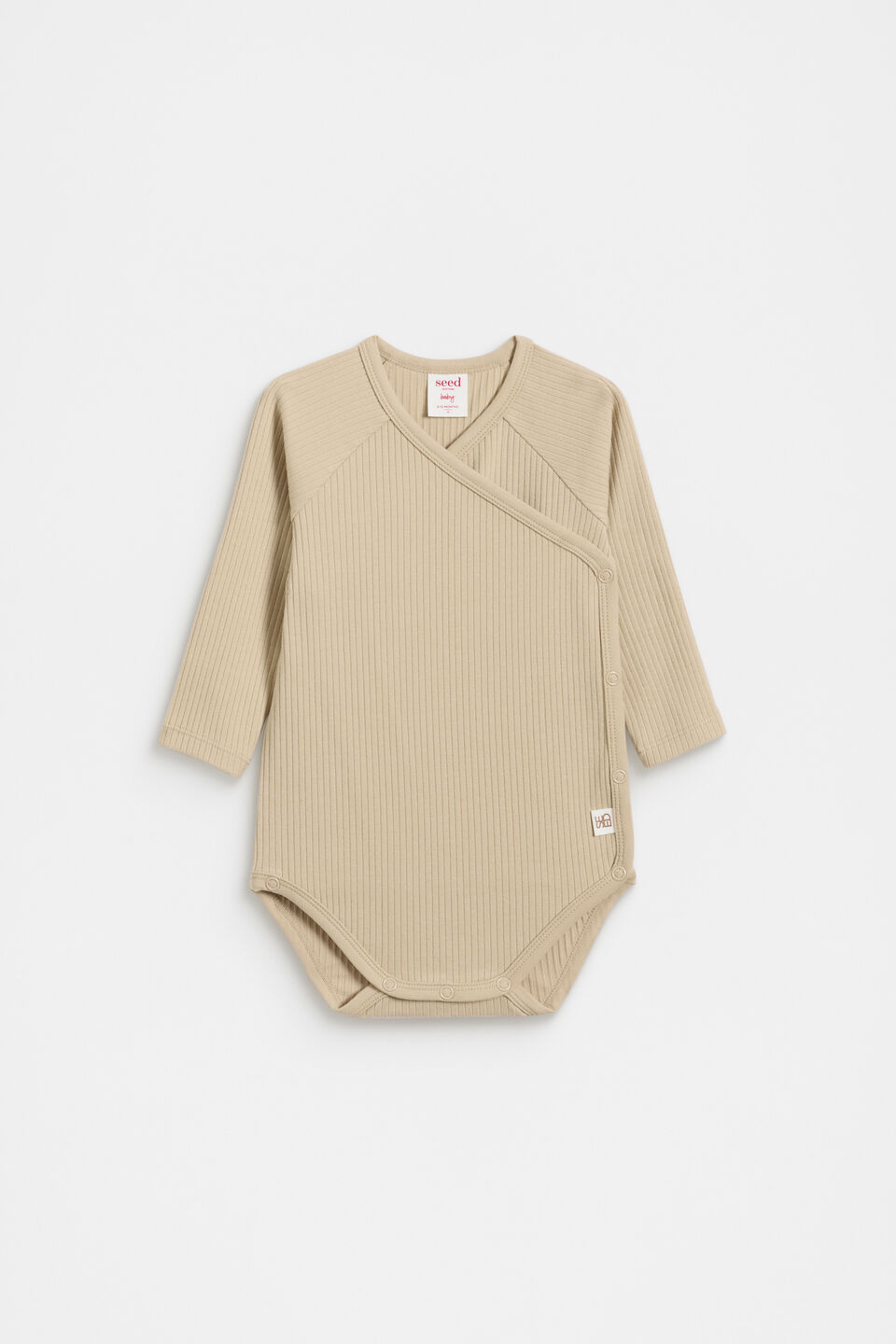Logo Wrap Bodysuit  Neutral