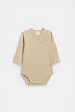 Logo Wrap Bodysuit  Neutral  hi-res