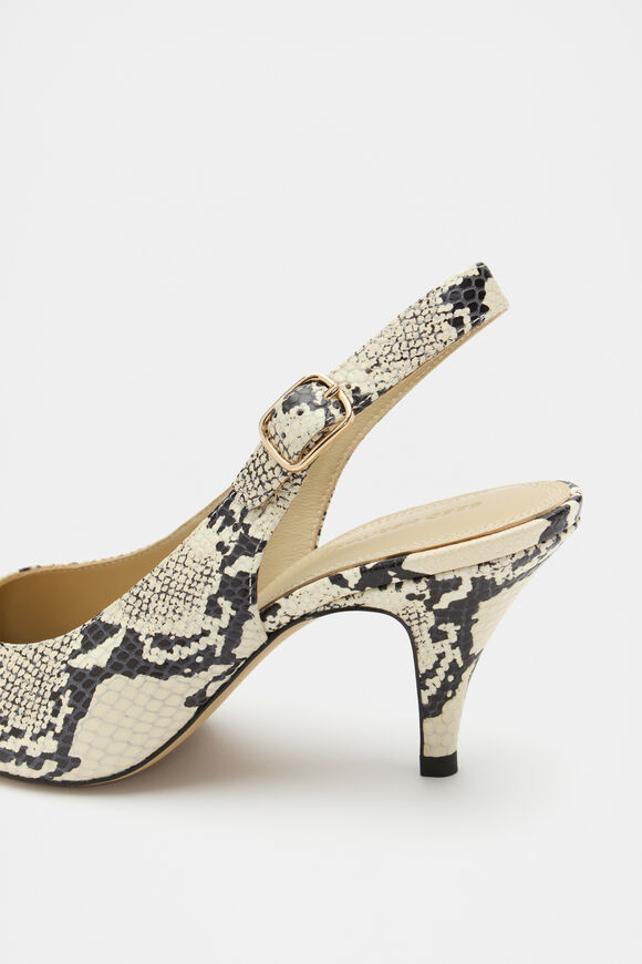 Elora Snake Print Slingback Pump  Snake Print  hi-res