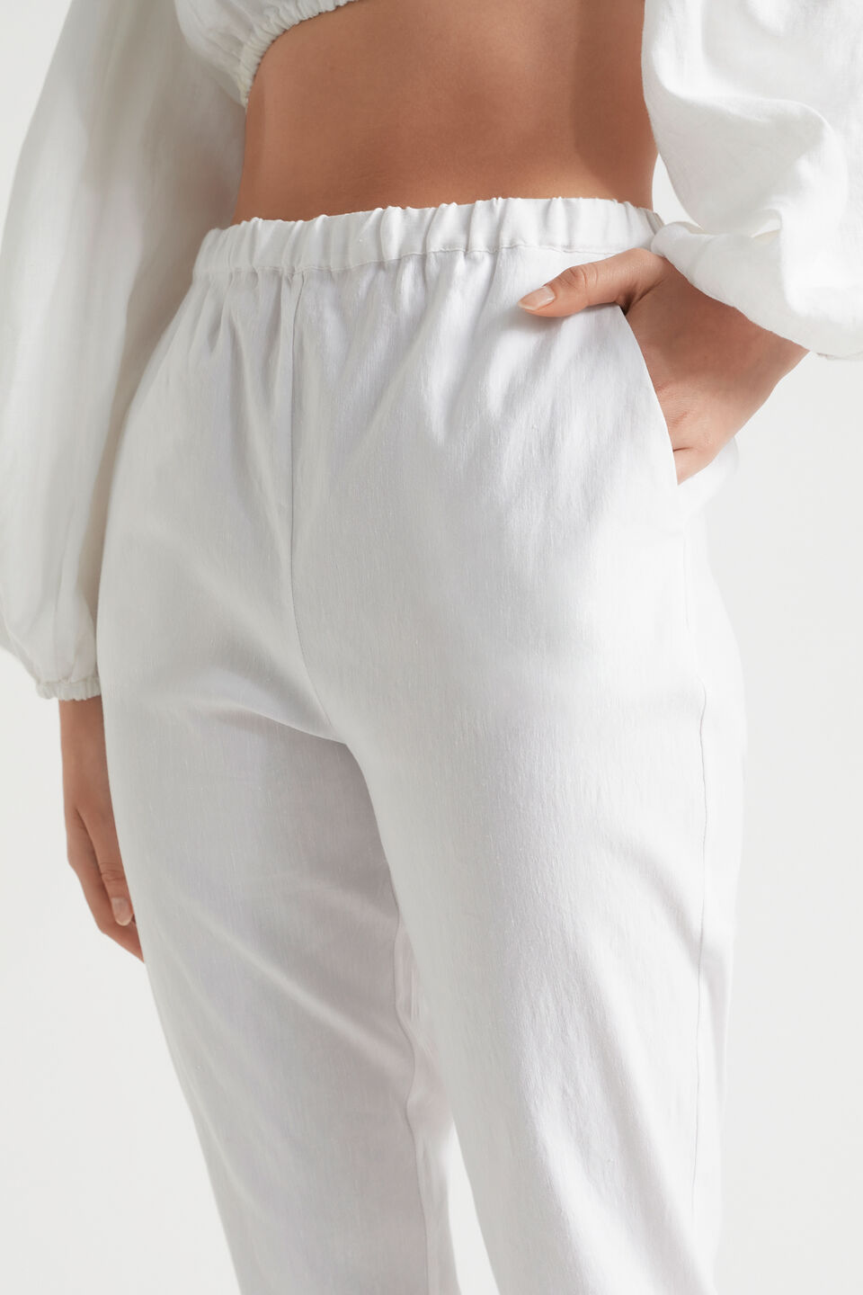 Slim Leg Pant  Whisper White