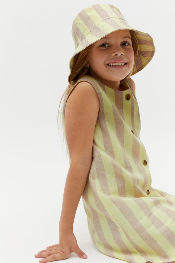 Lemon Stripe Bucket Hat  Multi  hi-res