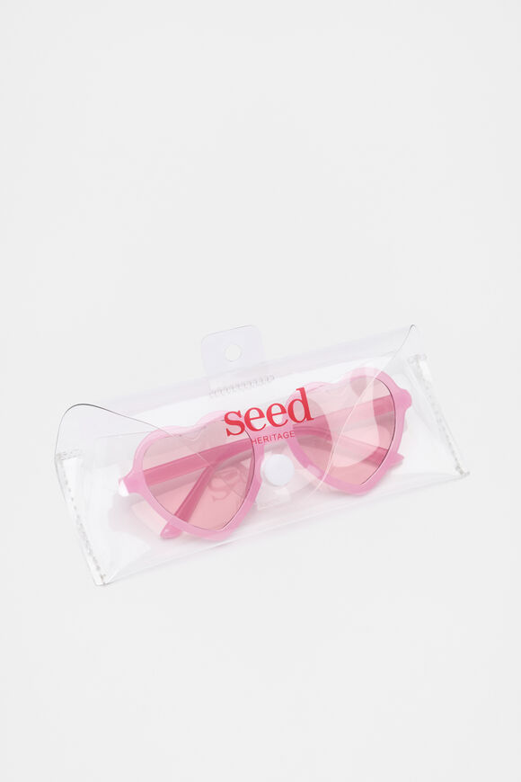 Heart Sunglasses  Pink  hi-res
