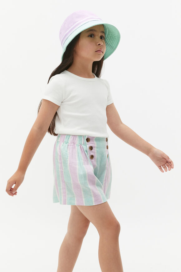 Colourblock Bucket Hat  Soft Lilac  hi-res