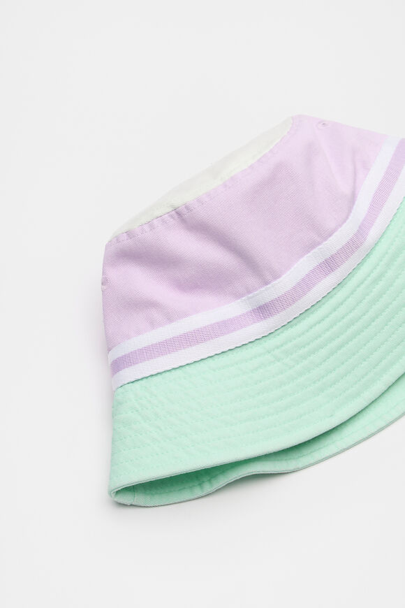 Colourblock Bucket Hat  Soft Lilac  hi-res