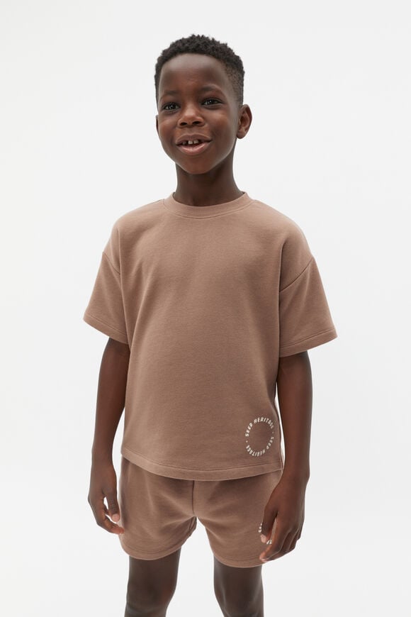 Circle Logo Tee  Chocolate Shake  hi-res