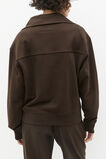 Core Heritage Half Zip Sweat  Dark Espresso  hi-res