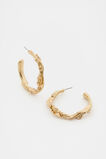 Large Molten Hoop  Gold  hi-res