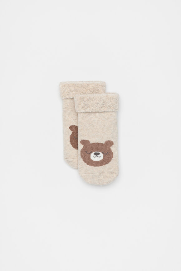 Terry Bear Sock  Oat  hi-res
