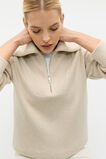 Textured Twist Sweat  Oat Twist  hi-res