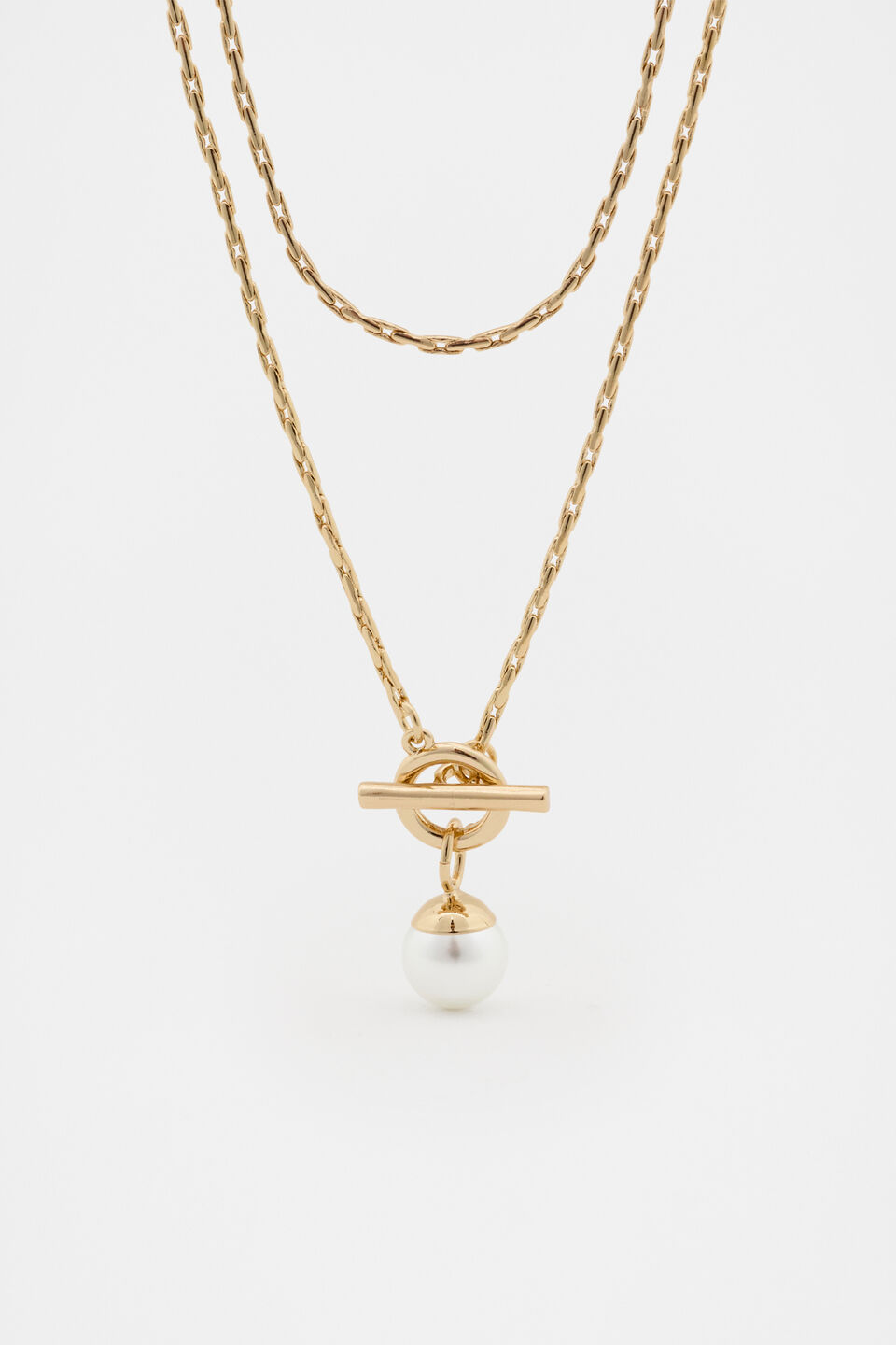 Sphere Pendant Necklace  Pearl