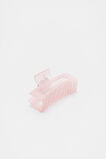 Mini Rectangle Hair Claw  Rose Petal  hi-res