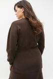 Longline V Neck Cardigan  Dark Espresso  hi-res